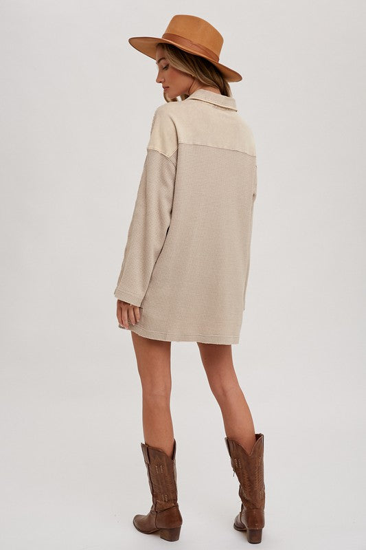 Latte Henley Tunic