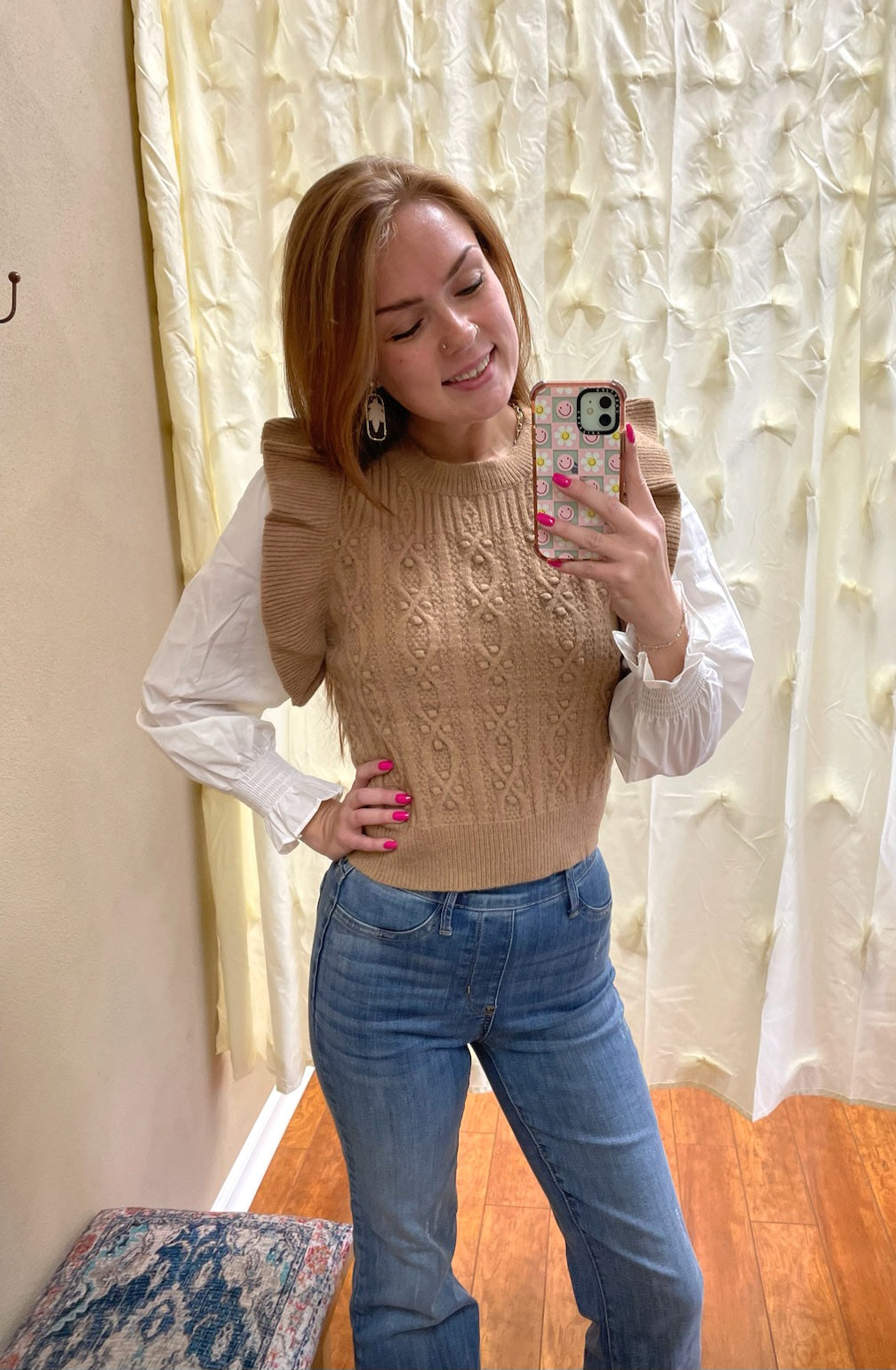Camel Sweater Vest