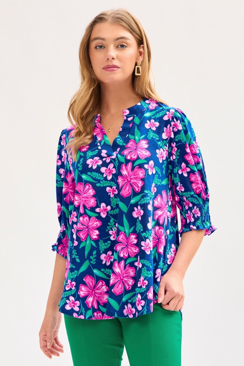 Liz Navy Floral