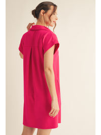 Pink Collared Dress