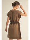 Olive Jersey Dress