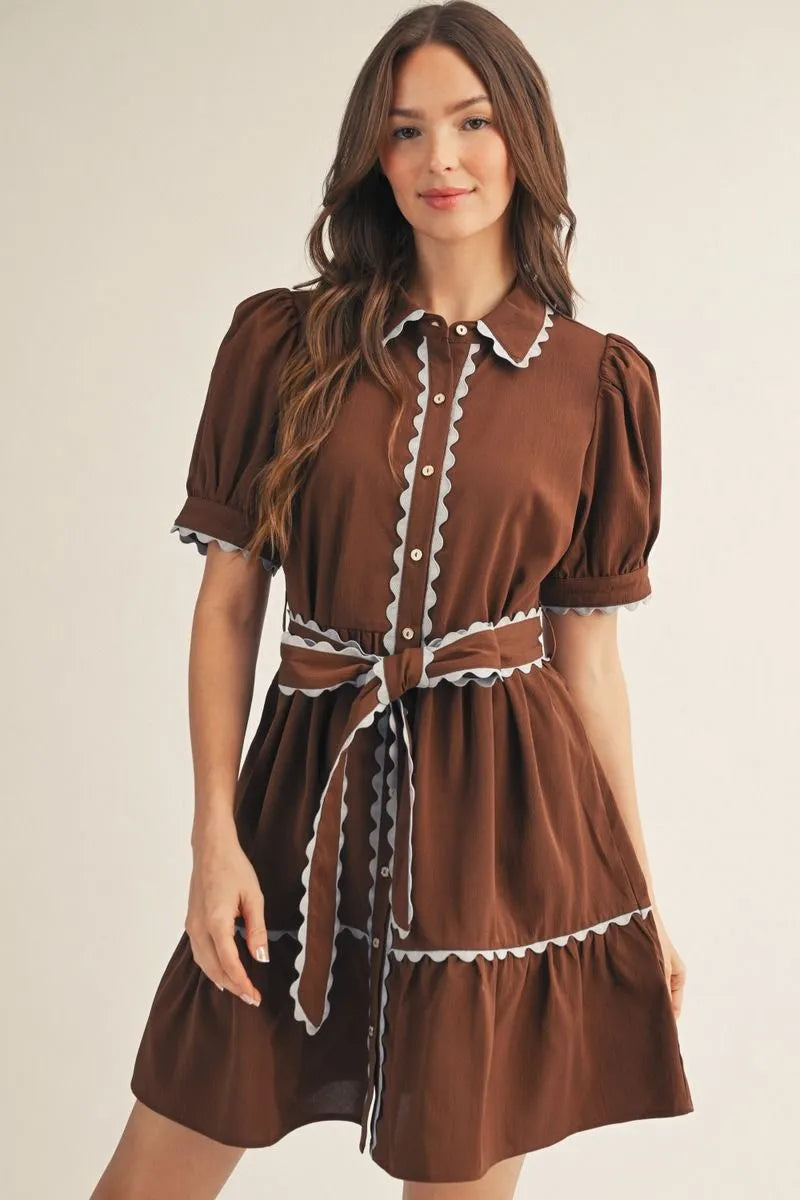 The Brown Charlotte Dress