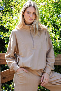 Rib Brushed Pullover