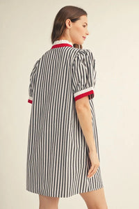 Red Hot Stripe Dress