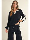 Black Sporty Chic Set