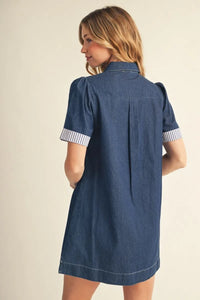 Denim Shift Dress