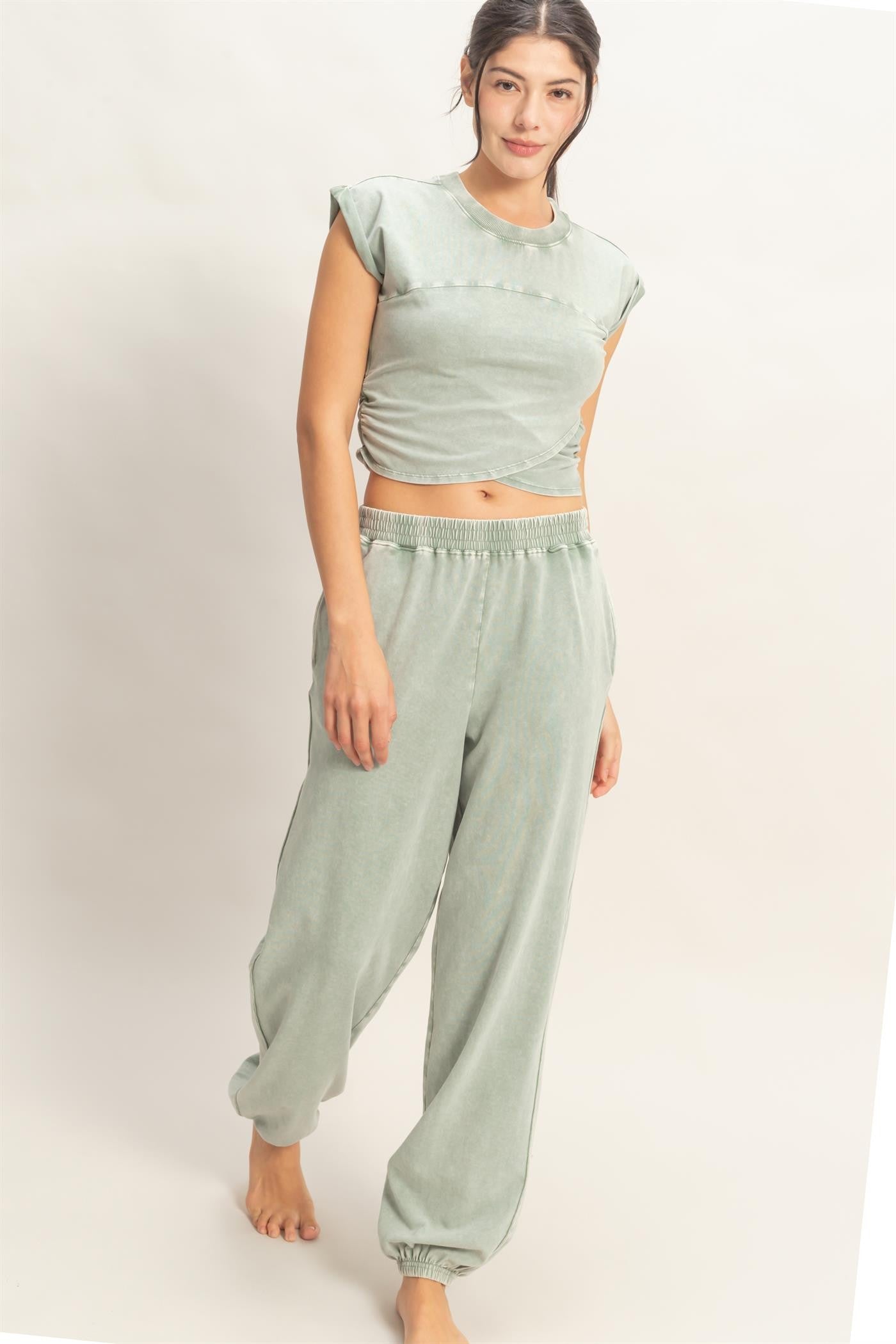 Sage Green Mineral Wash Set
