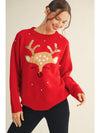 Red Reindeer Sweater