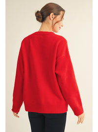 Red Reindeer Sweater