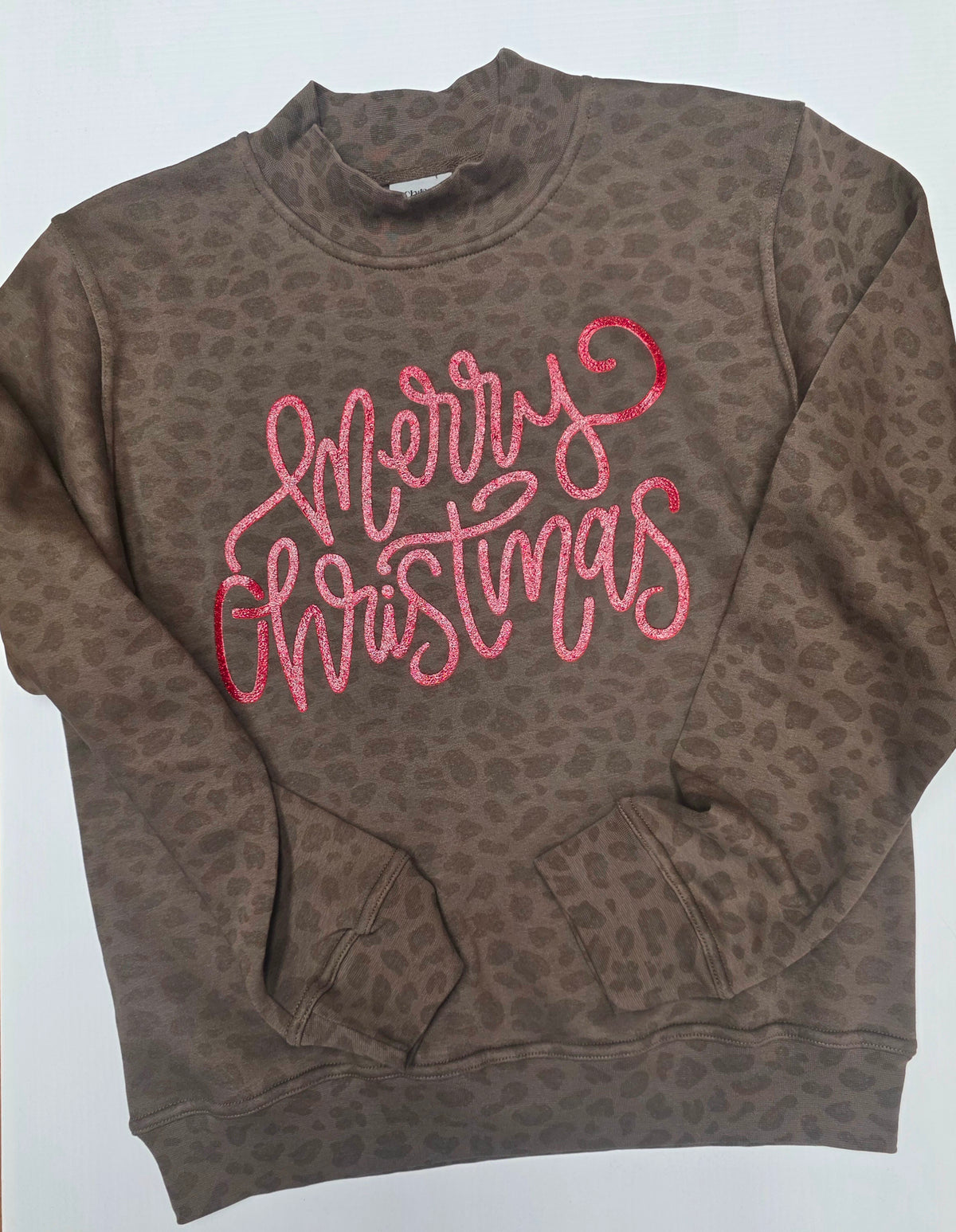 Merry Christmas Leopard Mock