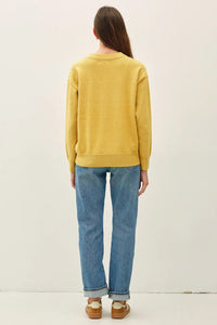 Mustard Varsity Cardigan