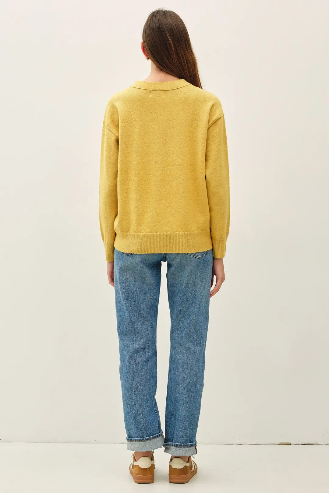 Mustard Varsity Cardigan