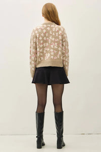 Taupe Brushed Leopard Cardigan