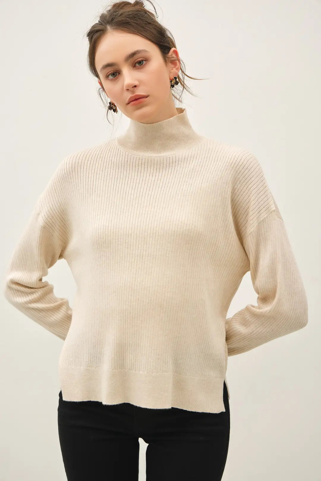 Natural Mock sweater