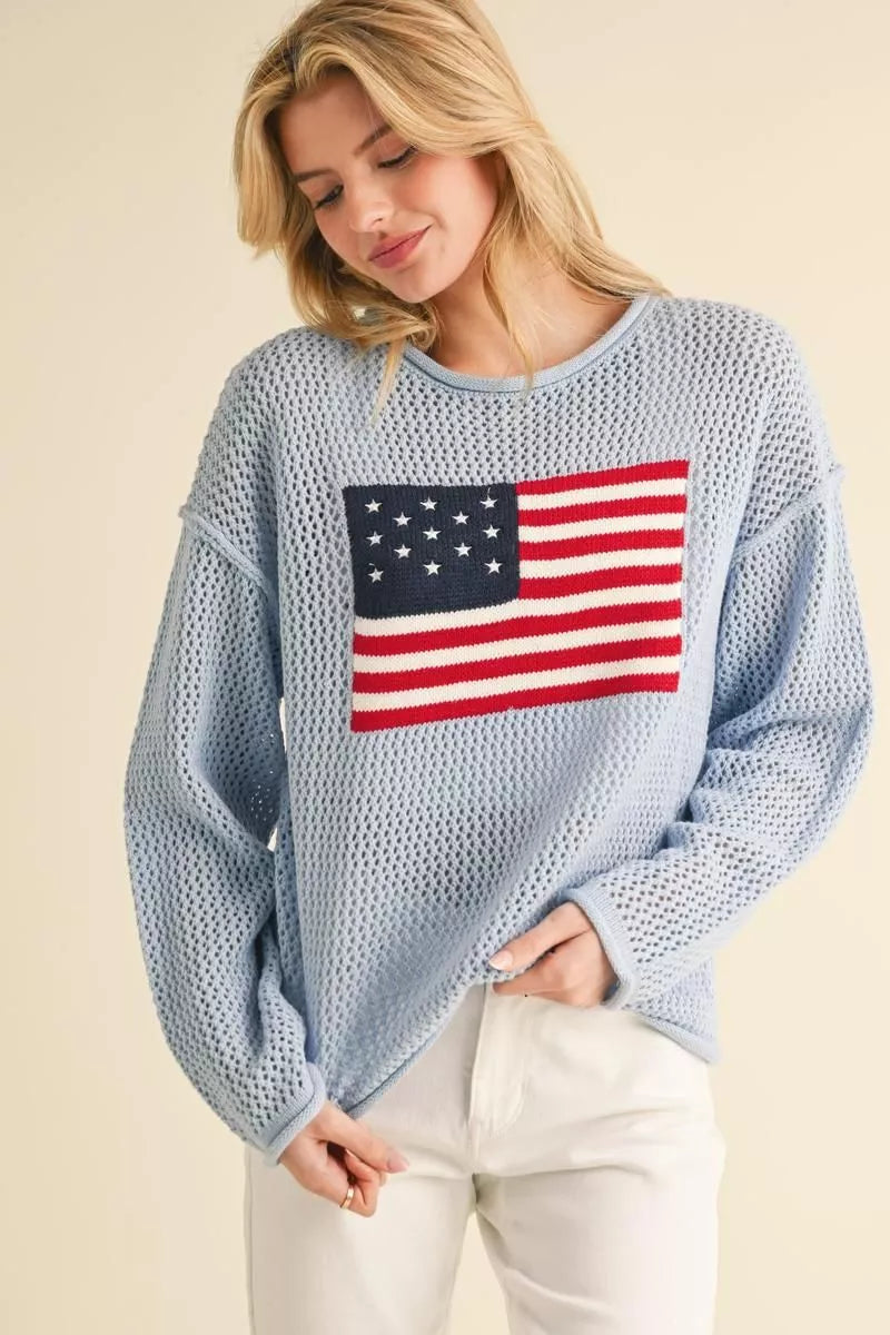 American Flag Crochet