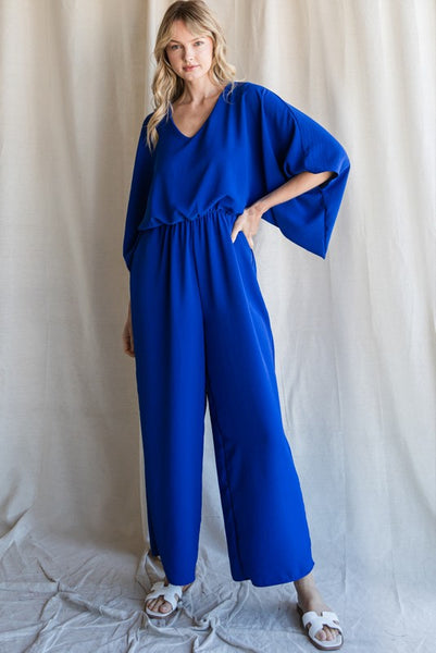 Royal Dolman Jumpsuit