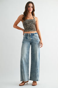 Mica Side Panel Denim