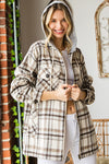 Mocha Plaid Hoodie