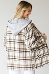 Mocha Plaid Hoodie