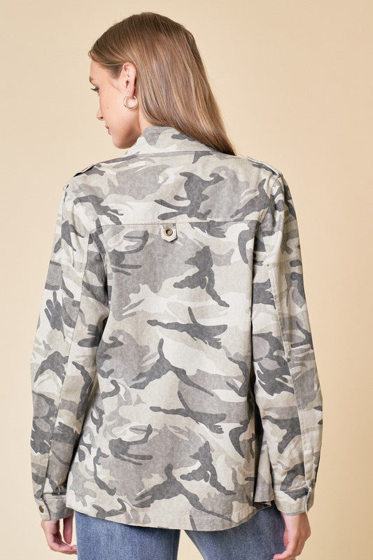 Camo Utility Jacket – The Clothes Line Boutique