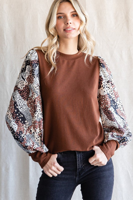 Mocha Leopard Sleeve