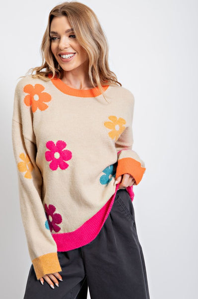 Natural Daisy Sweater