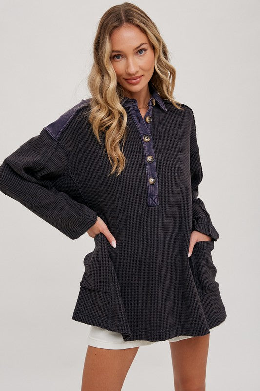 Navy Thermal Tunic
