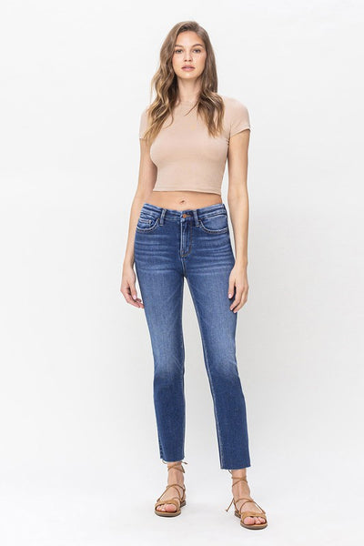 High Rise Slim Straight