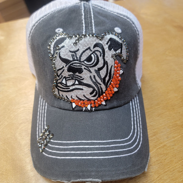 Bulldogs Head Bling Hat