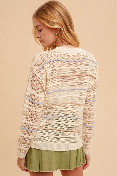 Natural Stripe Crochet