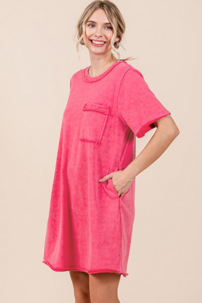 Pink Pocket Dress