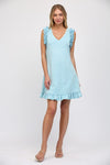 Blue French Terry Dress