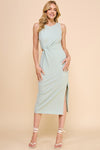 Sea glass Cut-Out Dress
