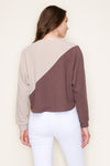 Taupe & Brown Colorblock