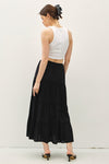Black Tiered Skirt
