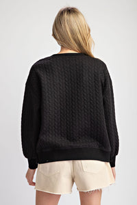 Textured Pullover