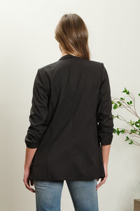 Black Longline Blazer