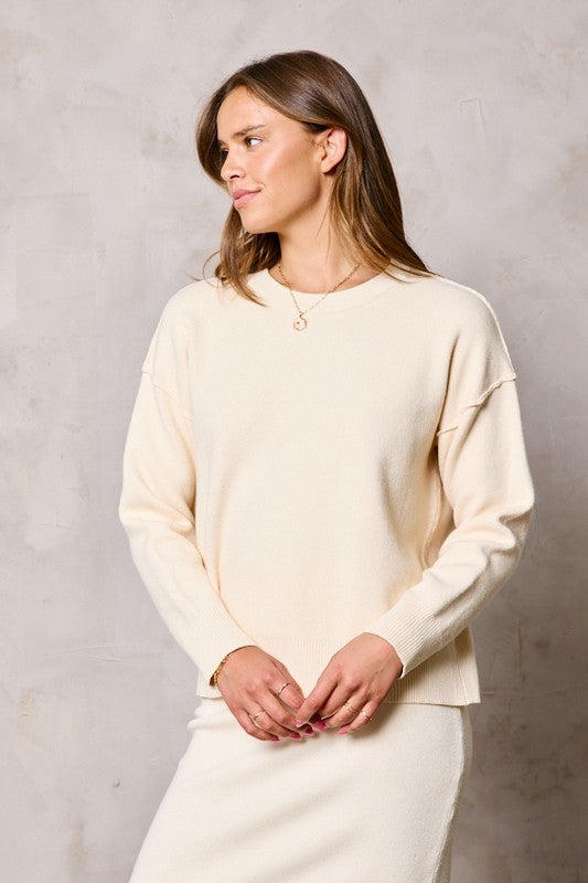 Oatmeal Soft Touch Sweater