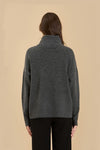 Charcoal Turtleneck Sweater