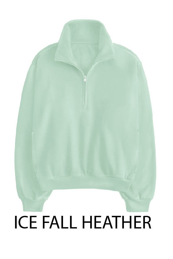 Ice Heather Half-Zip