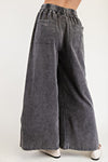 Black Mineral Wash Pant