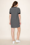 Black Stripe Cloud Dress
