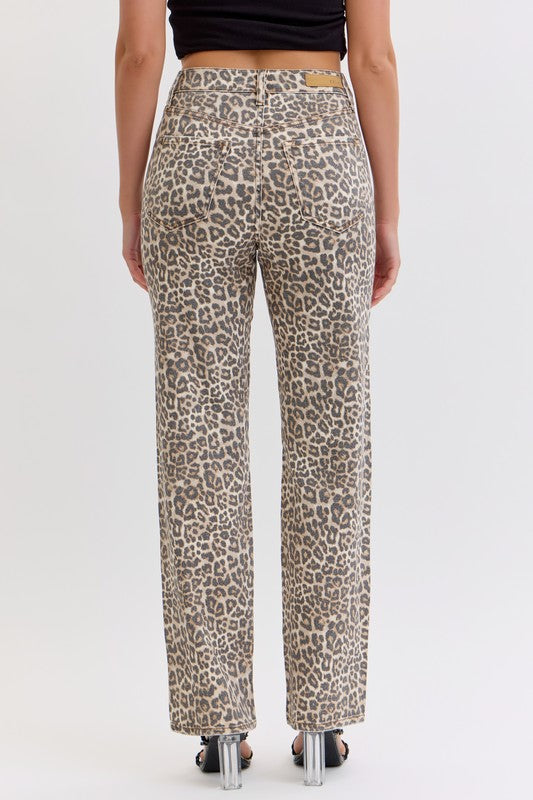 Leopard HR Denim
