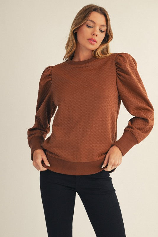 Chocolate Textured Top
