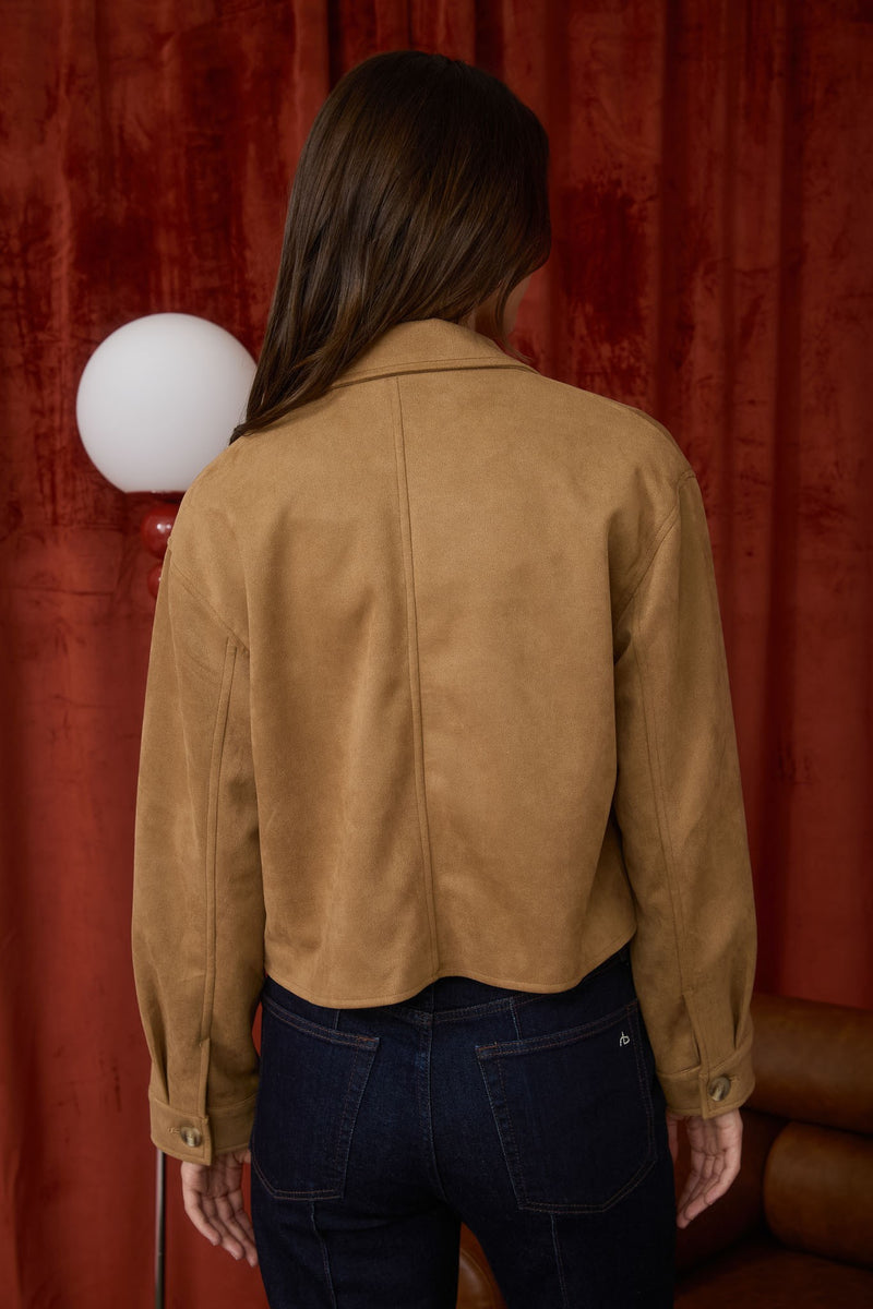 Camel Suede Jacket
