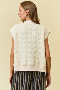 Vanilla Quilted Vest