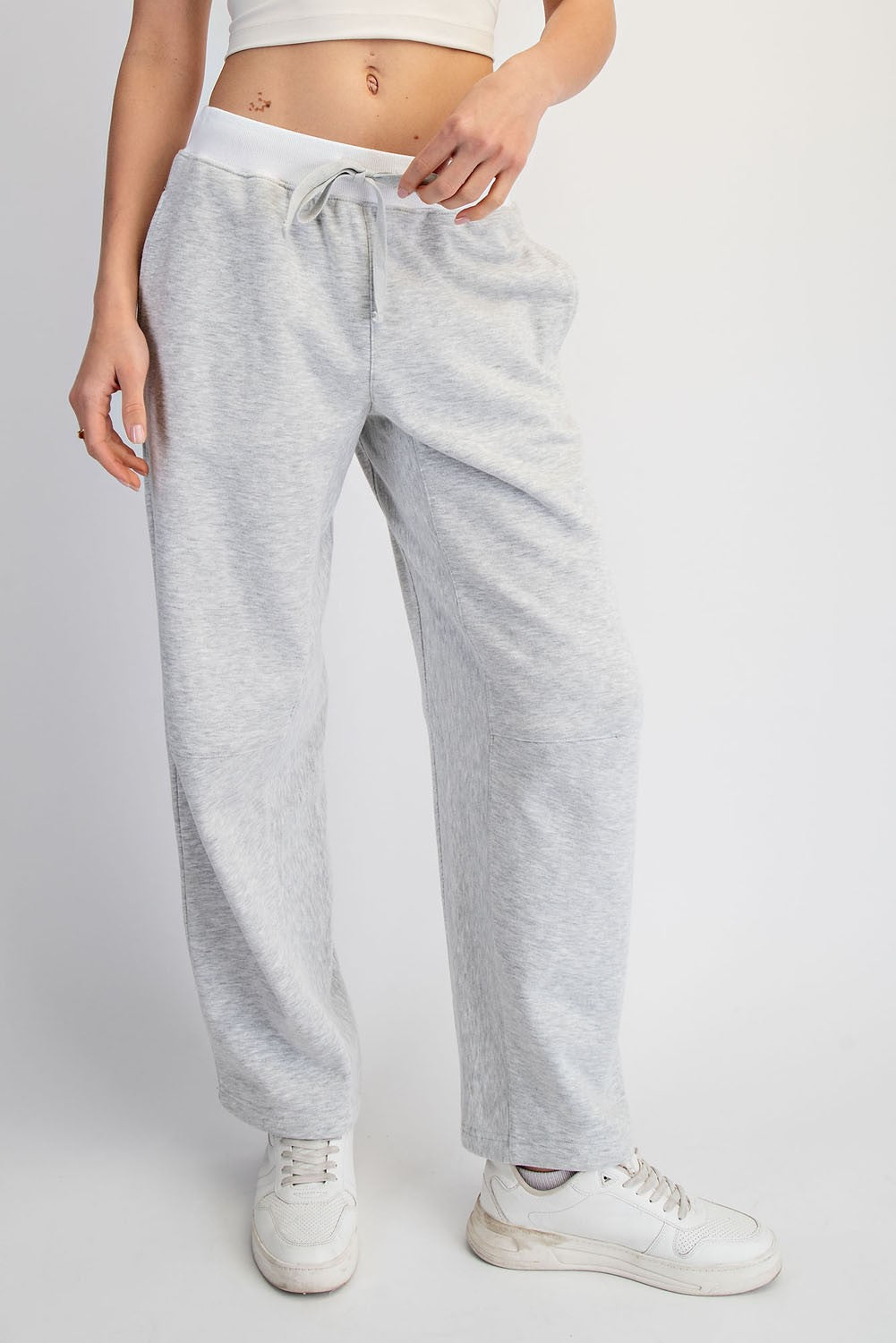Grey French Terry Pant