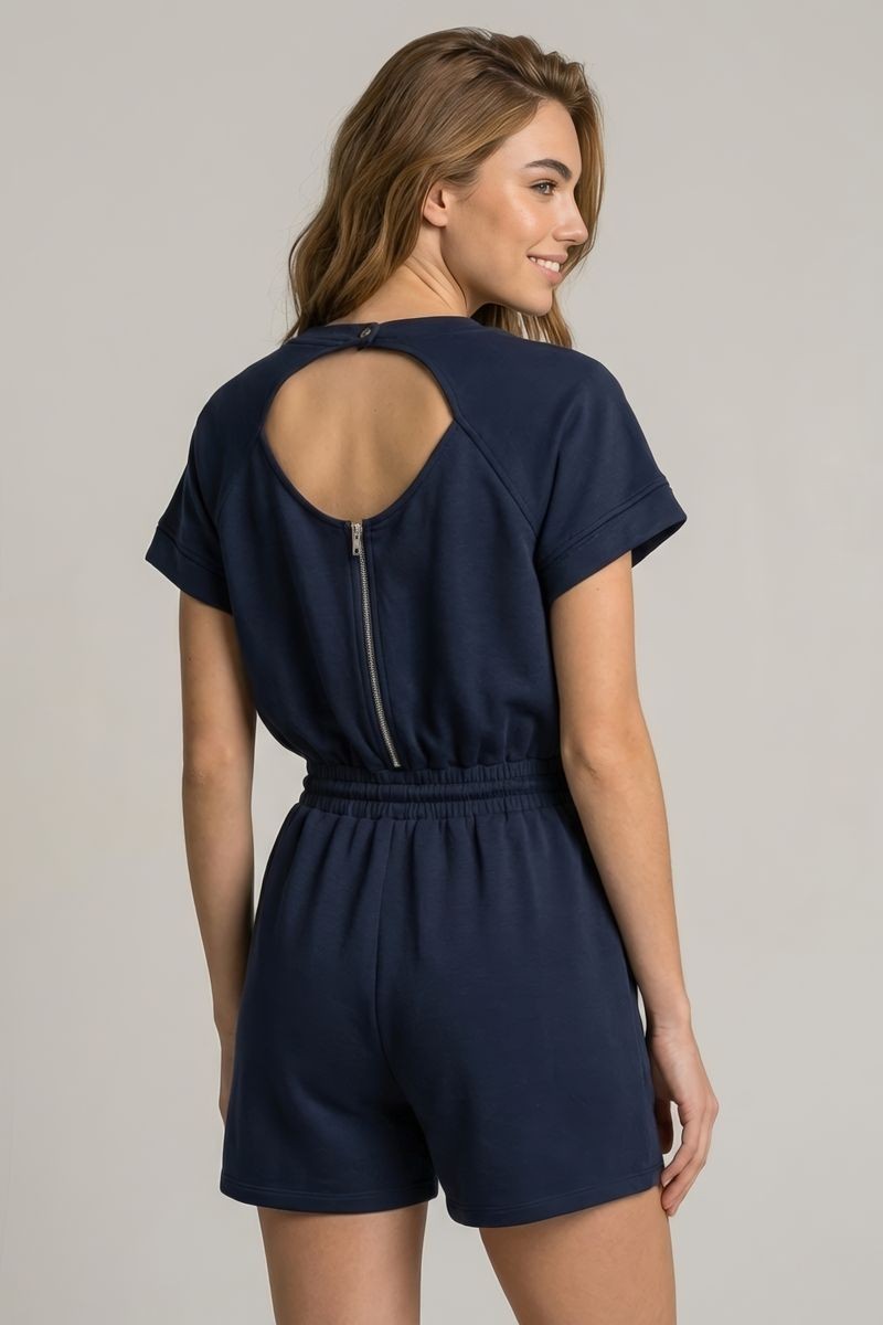 Navy Modal Romper