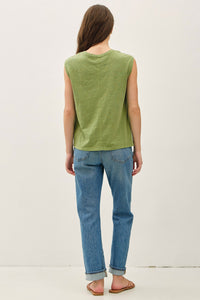 Fern V-Neck Slub