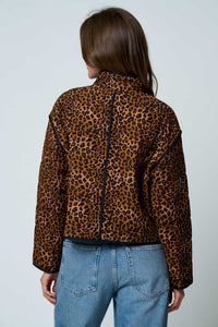 Leopard Quilted Jacket